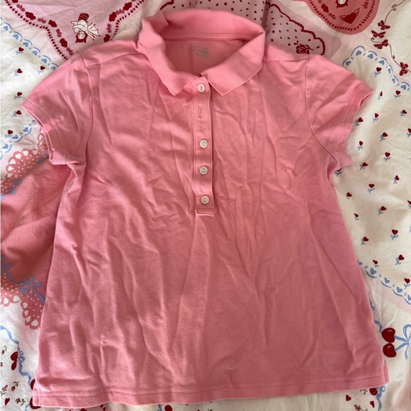 Aerie salmon pink polo T shirt tennis - Picture 1 of 4
